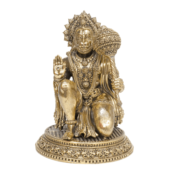 Brass Hanuman, 7.5 Inch , KBH11124, Weight is 1.3 Kg, 1 Pcs