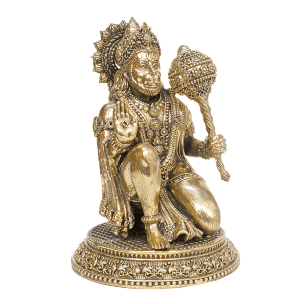 Brass Hanuman, 7.5 Inch , KBH11124, Weight is 1.3 Kg, 1 Pcs