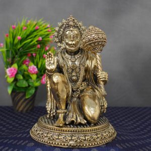 Brass Hanuman, 7.5 Inch , KBH11124, Weight is 1.3 Kg, 1 Pcs