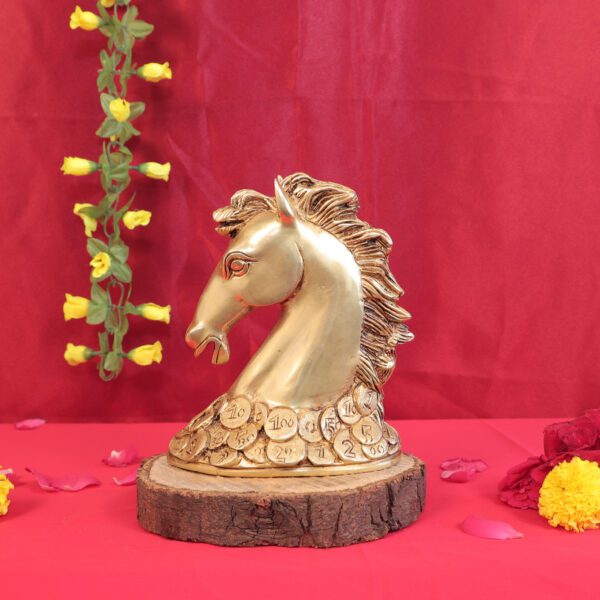 Brass Horse , 6.5 Inch , KBH11126, Weight is 1.95 Kg, 1 Pcs
