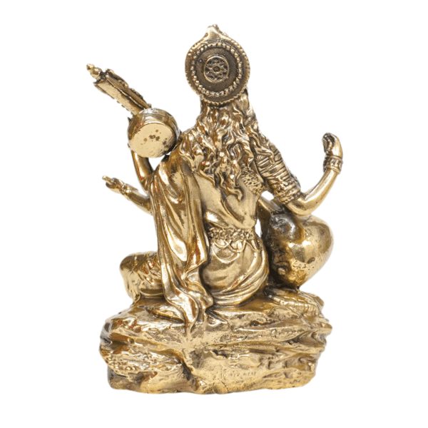 Brass Saraswati Maa 4.6 Inch KBH11127