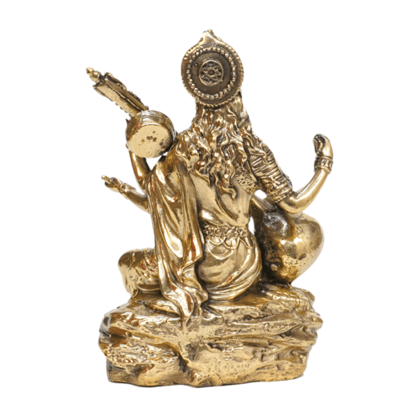Brass Saraswati Maa 4.6 Inch KBH11127