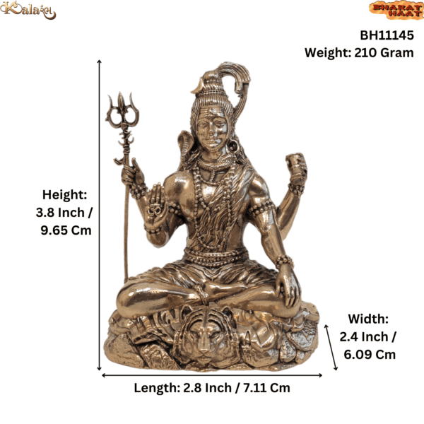 Brass Shiv,3.8 Inch BH11145