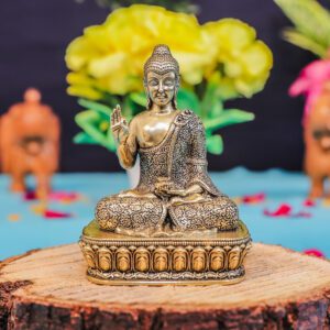 Brass Buddha, 3.8 Inch BH11148