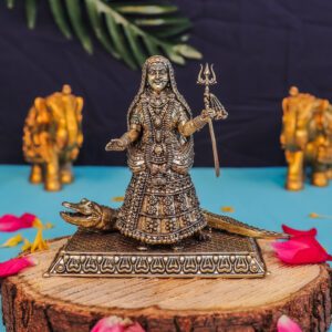 Brass Khodiyar Maa, 4 Inch BH11150