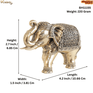 Brass Elephant 2.7 Inch KBH11155