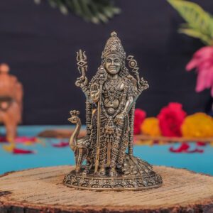 Brass Kartikeya, 3.6 Inch BH11156