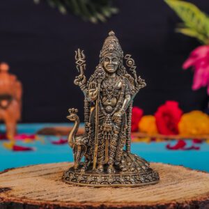 Brass Kartikeya, 3.6 Inch BH11156