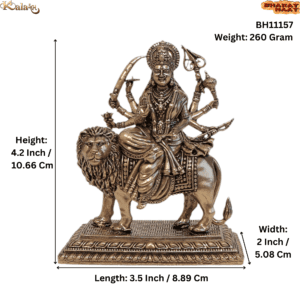 Brass Ambe Maa, 4.2 Inch BH11157