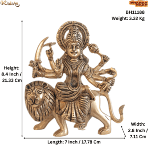 Brass Ambe Maa 8.4 Inch KBH11188