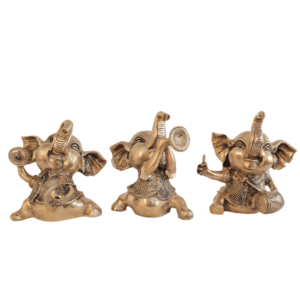 Brass Elephant Set Of 3 7 Inch KBH11191