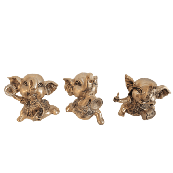 Brass Elephant Set Of 3 7 Inch KBH11191