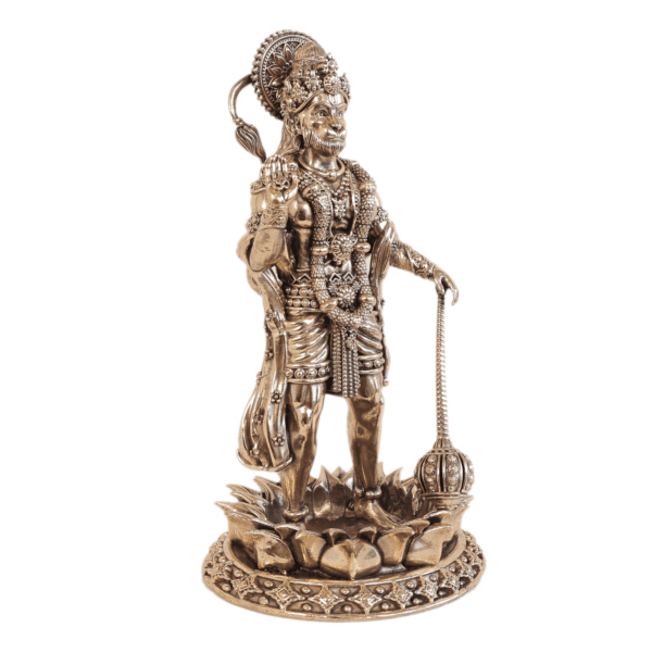 Brass Hanuman 3.9 Inch KBH11192