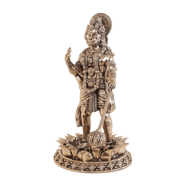 Brass Hanuman 3.9 Inch KBH11192