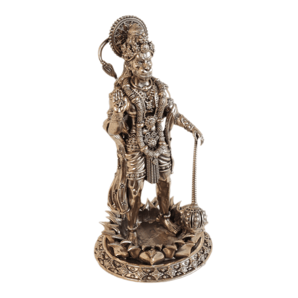 Brass Hanuman 3.9 Inch KBH11192
