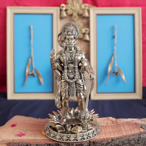 Brass Hanuman 3.9 Inch KBH11192