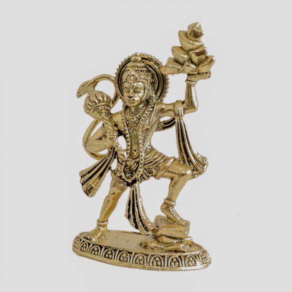 Brass Hanuman 2.3 Inch KBH09328