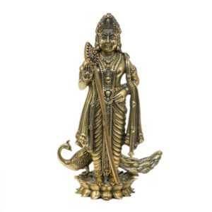 Brass Kartikeya,3.8 Inch, BH10902