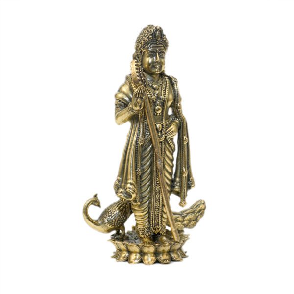 Brass Kartikeya,3.8 Inch, BH10902