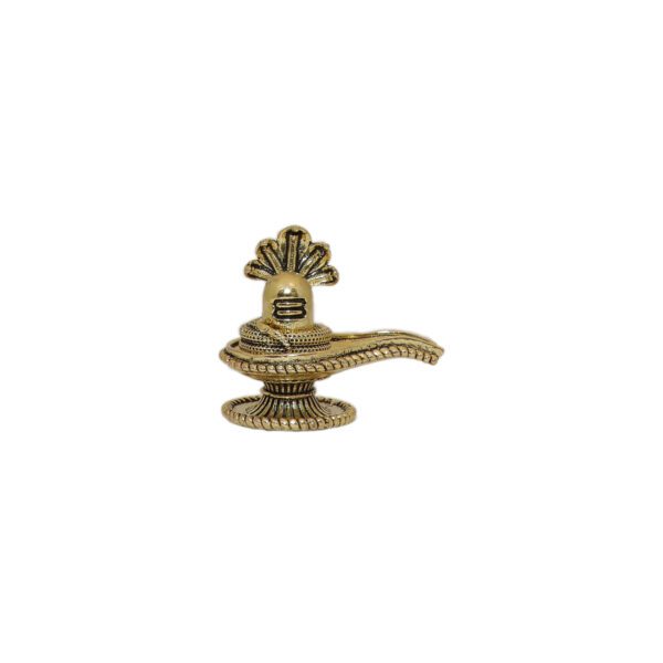 Brass Shivling, 2.2 Inch, BH10940