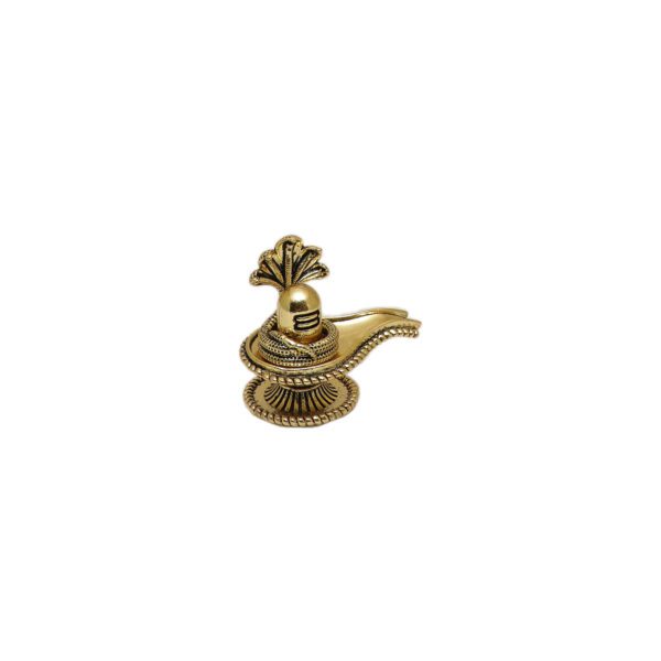 Brass Shivling, 2.2 Inch, BH10940