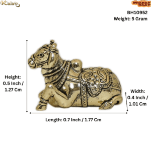 Brass Nandi, 0.5 Inch, BH10952