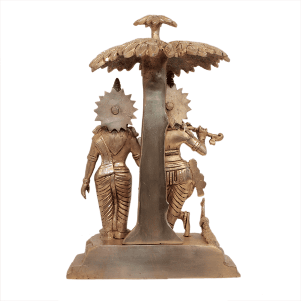 Brass Radha Krishna, 12.5 Inch, BH10970