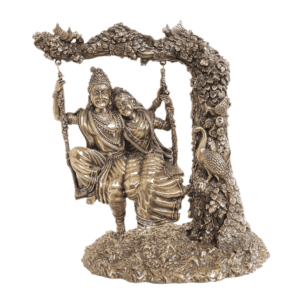 Brass Radha Krishna, 7.8 Inch, BH10976