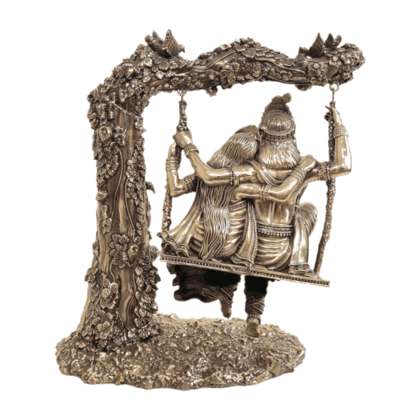 Brass Radha Krishna, 7.8 Inch, BH10976