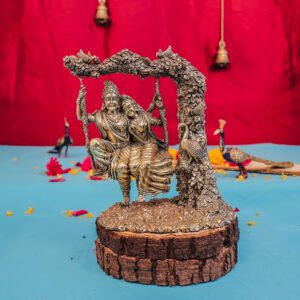 Brass Radha Krishna, 7.8 Inch, BH10976