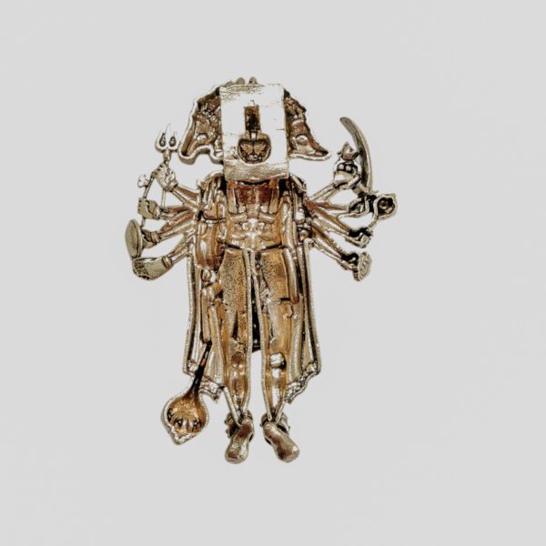 Brass Five Face Hanuman 4 Inch KBH11149