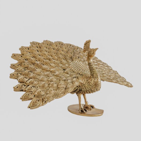 Brass Peacock 4.8 Inch KBH11176