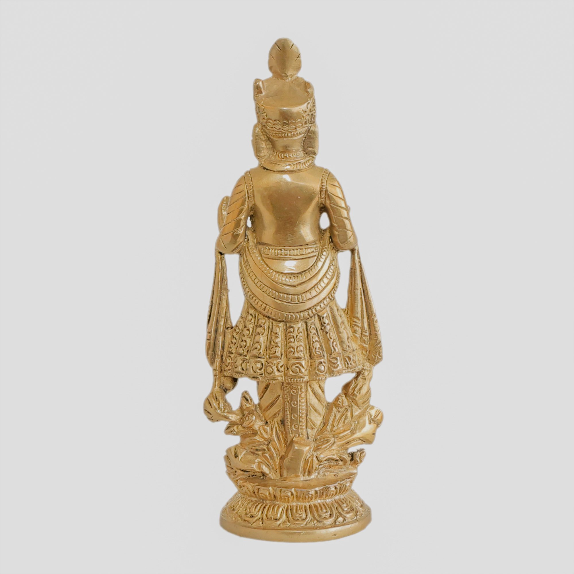 Brass Purshottam maharaj 6.5 Inch KBH11270 Brass Purshottam maharaj 6.5 Inch KBH11270