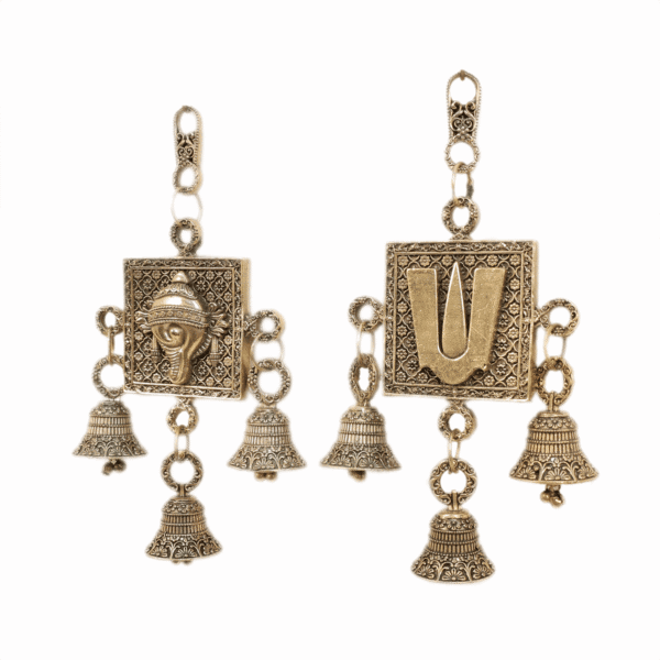 Brass Sangu Chakara Bell 6.3 Inch KBH11384