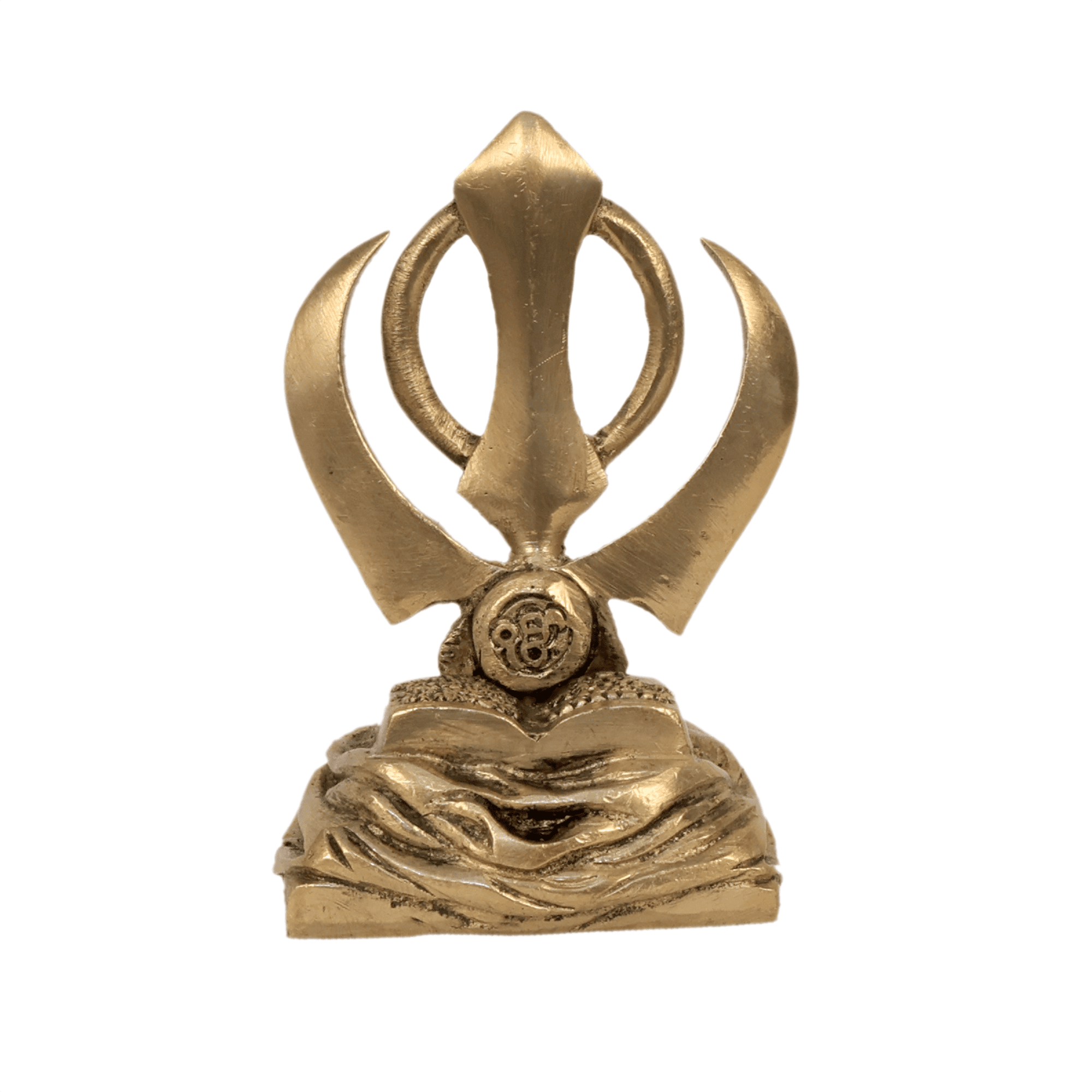 Brass Khanda Sahib – Sacred Sikh Symbol 3.5 Inch KBH11462 Brass Khanda Sahib – Sacred Sikh Symbol 3.5 Inch KBH11462