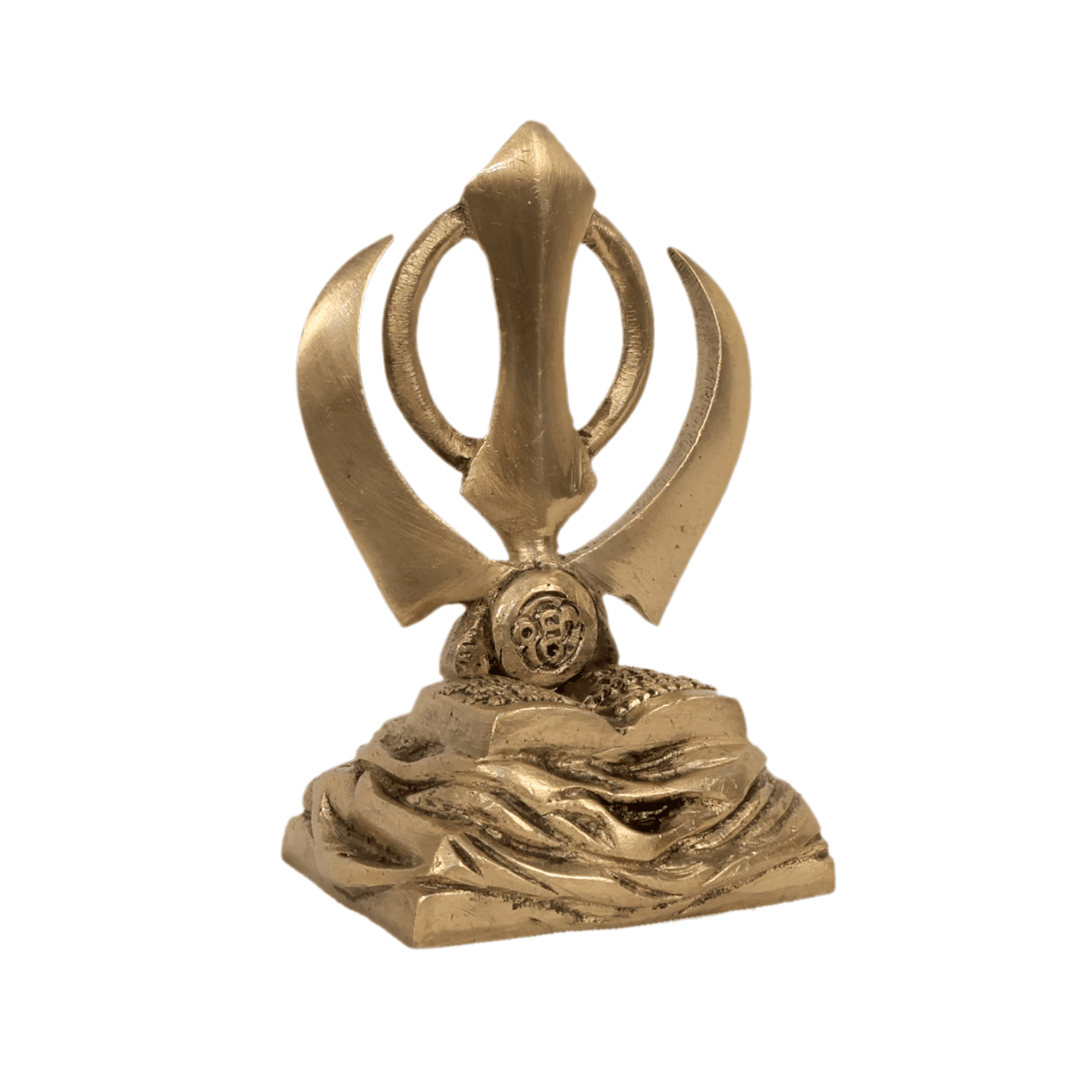 Brass Khanda Sahib – Sacred Sikh Symbol 3.5 Inch KBH11462 Brass Khanda Sahib – Sacred Sikh Symbol 3.5 Inch KBH11462