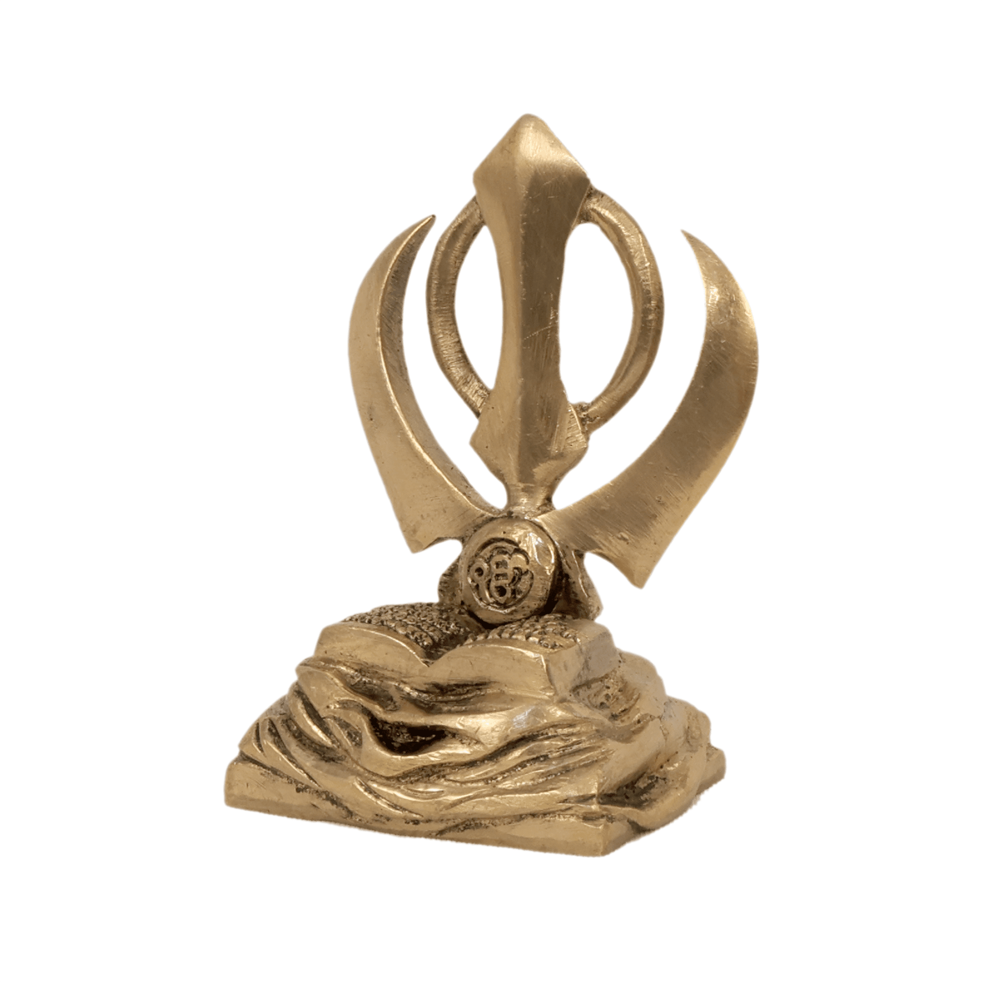 Brass Khanda Sahib – Sacred Sikh Symbol 3.5 Inch KBH11462 Brass Khanda Sahib – Sacred Sikh Symbol 3.5 Inch KBH11462