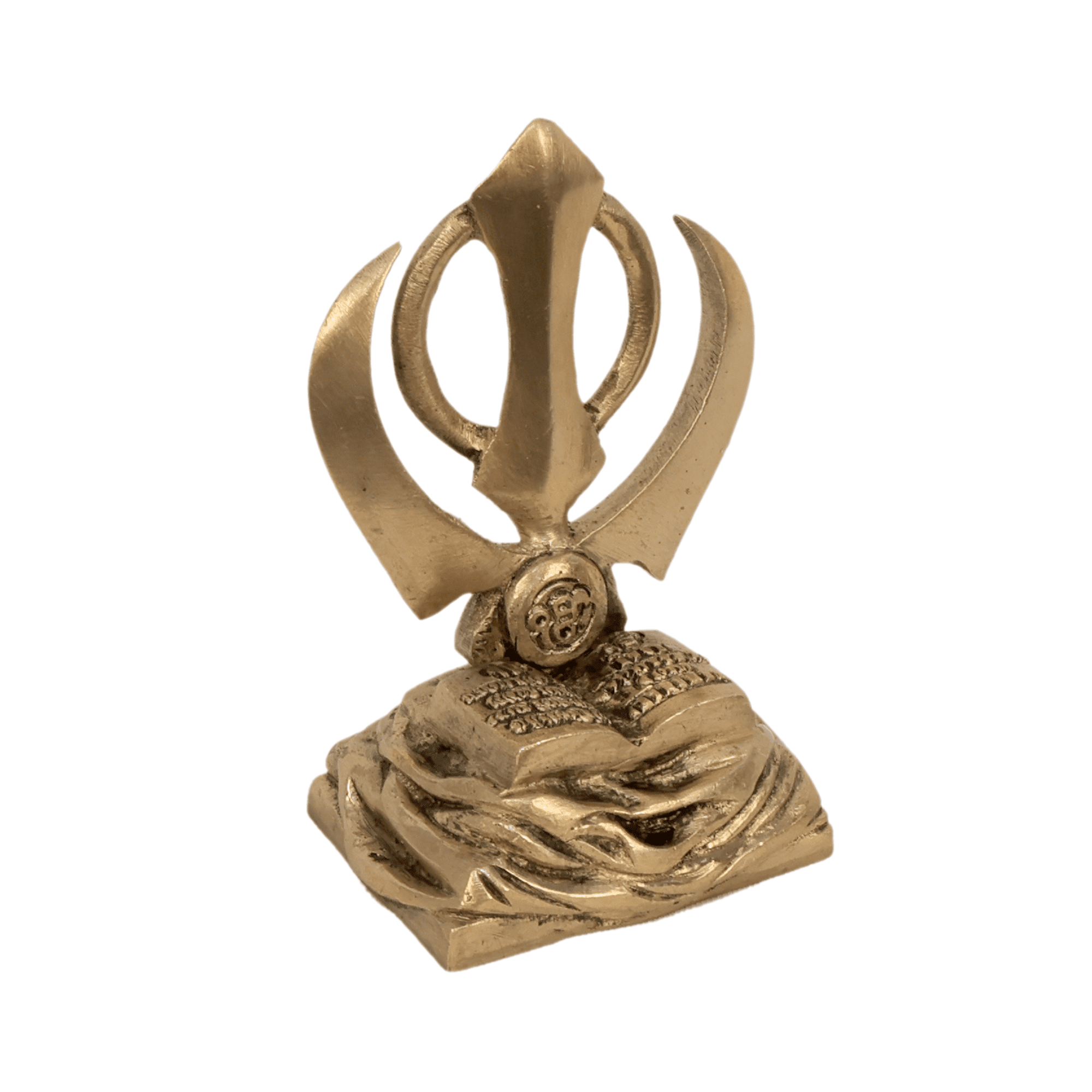Brass Khanda Sahib – Sacred Sikh Symbol 3.5 Inch KBH11462 Brass Khanda Sahib – Sacred Sikh Symbol 3.5 Inch KBH11462
