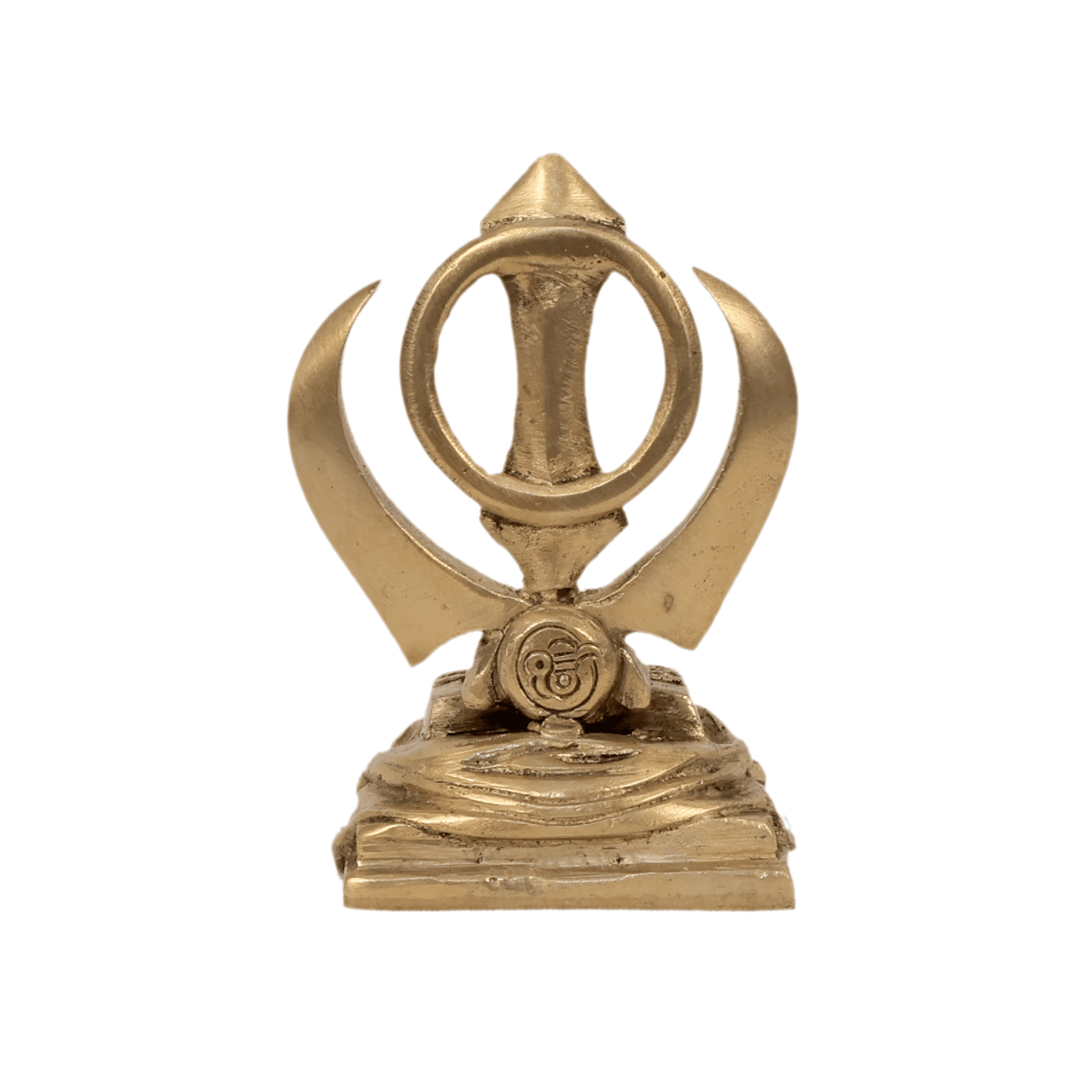 Brass Khanda Sahib – Sacred Sikh Symbol 3.5 Inch KBH11462 Brass Khanda Sahib – Sacred Sikh Symbol 3.5 Inch KBH11462