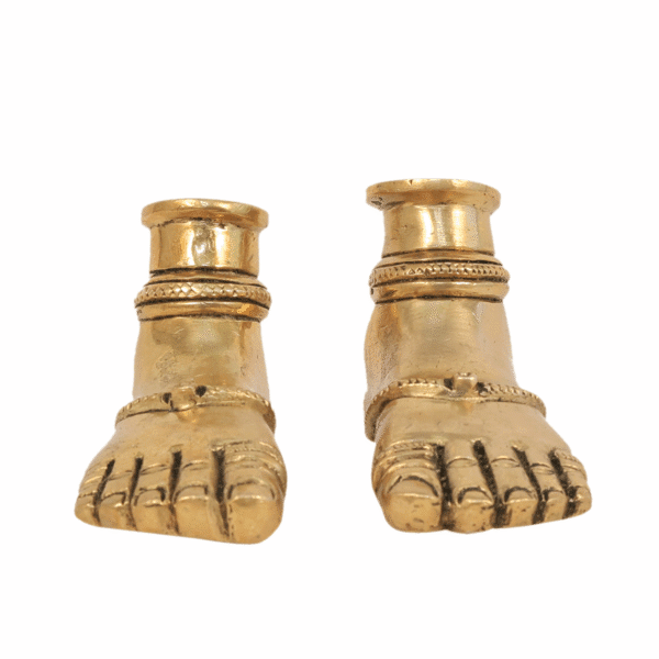 Brass Vishnu Charan 2.1 Inch KBH11467