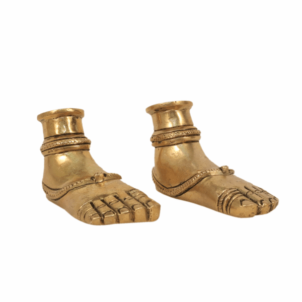 Brass Vishnu Charan 2.1 Inch KBH11467