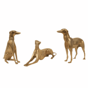 Brass Dog Set 5.2 Inch KBH11473