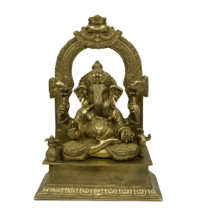 Brass Dagdu Ganesh Kaman 15 Inch KBH03929