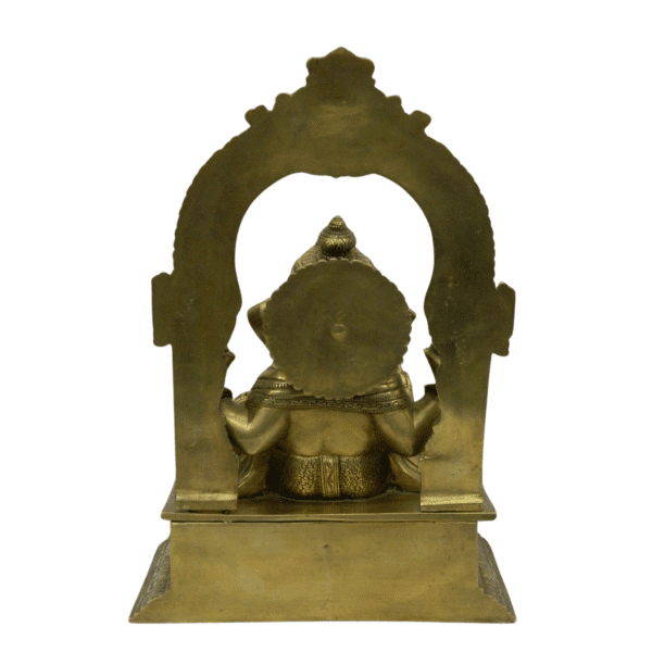 Brass Dagdu Ganesh Kaman 15 Inch KBH03929