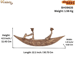 Brass Boat Tribval Design 4.5 Inch KBH09635