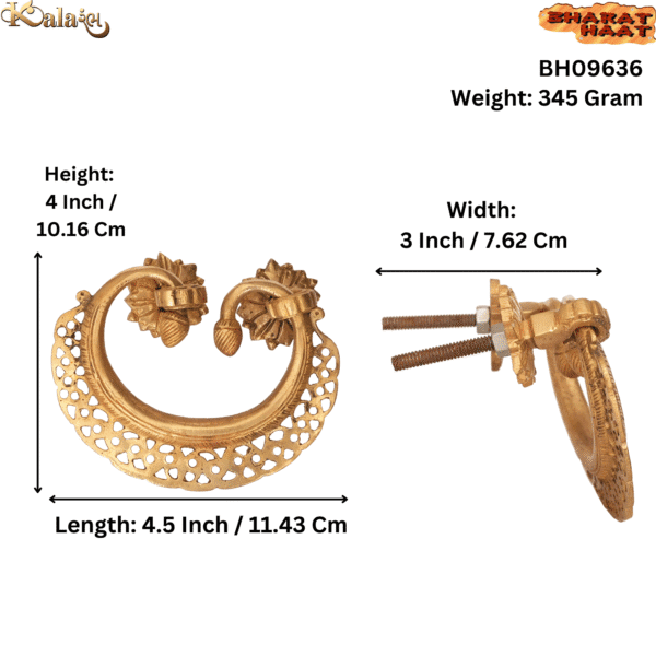 Brass Door knocker 4 Inch KBH09636