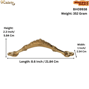 Brass Door Handle 2.3 Inch KBH09938