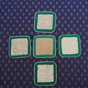 Weed grass Tea Coaster 0.1 Inch KBH11112