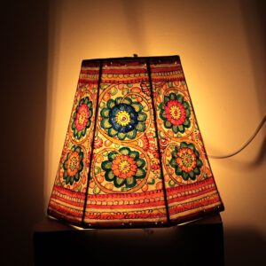 Leather Leather Lamp Wall Hanging 7.25 Inch KBH11329