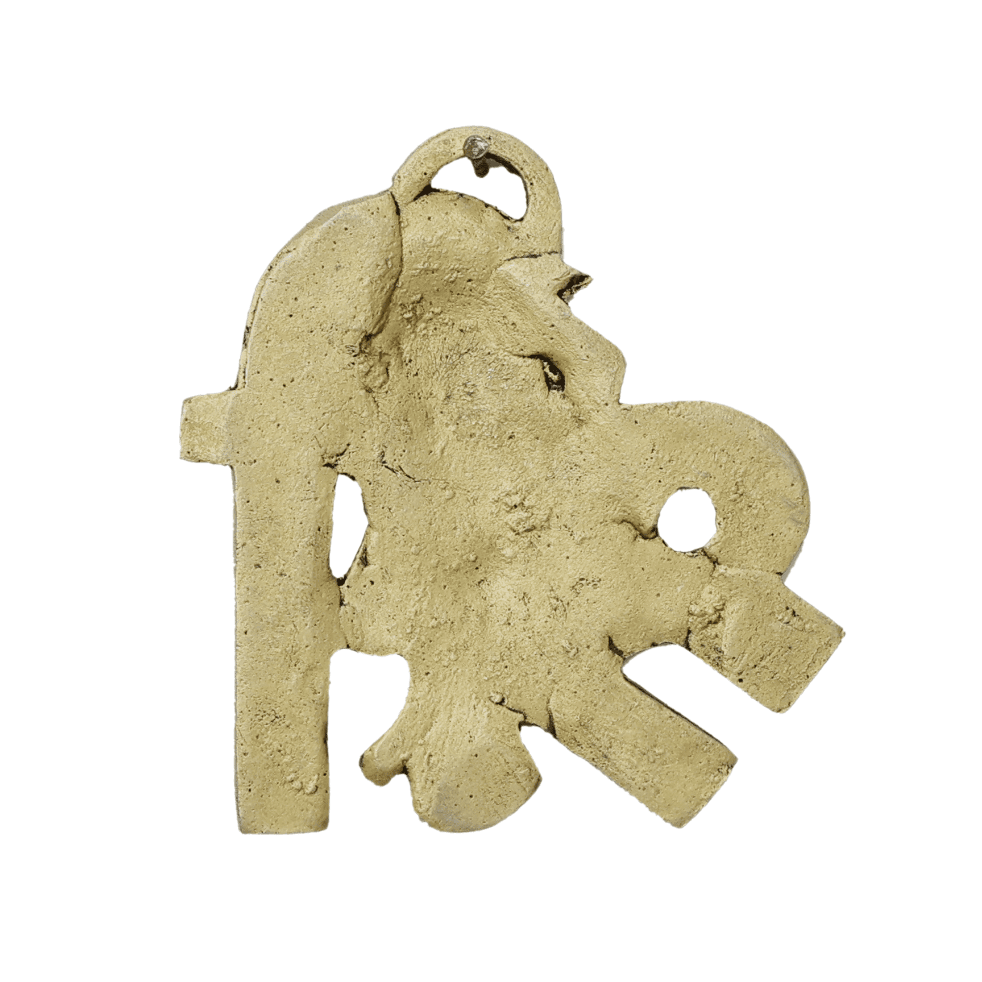 Brass Shree Ganesh Wall Hanging 4.2 Inch KBH11540 Brass Shree Ganesh Wall Hanging 4.2 Inch KBH11540